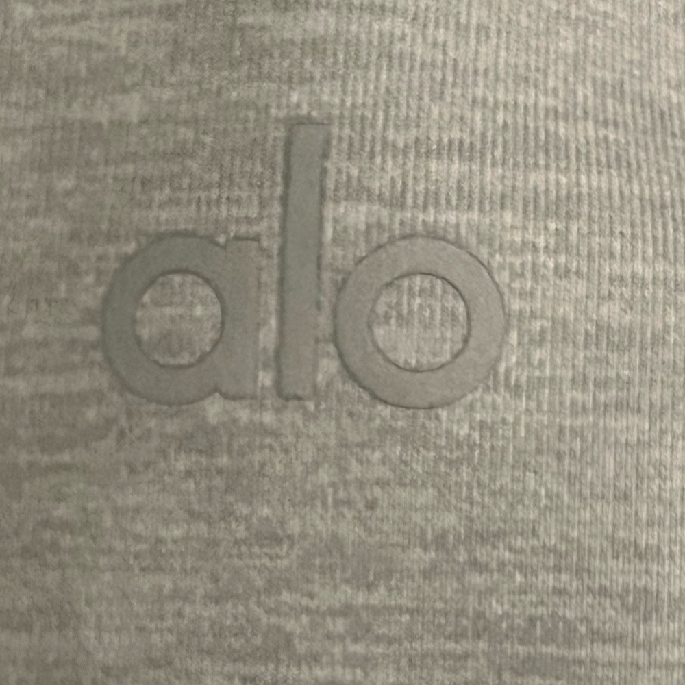 ALO Yoga Light Gray V-Neck Athletic Dress/Romper with shorts underneath. - Picture 10 of 10
